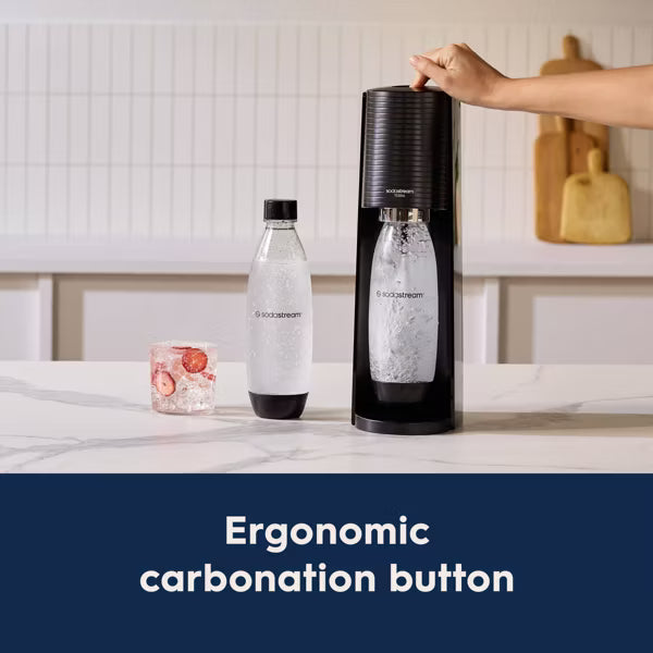 Terra Sparkling Water Maker with CO2 and Carbonating Bottle