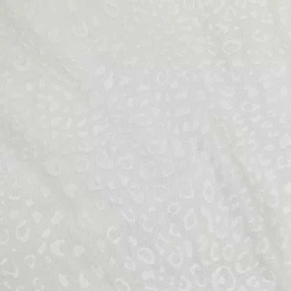 Blackout Embossed Velvet Curtain Panel Ivory