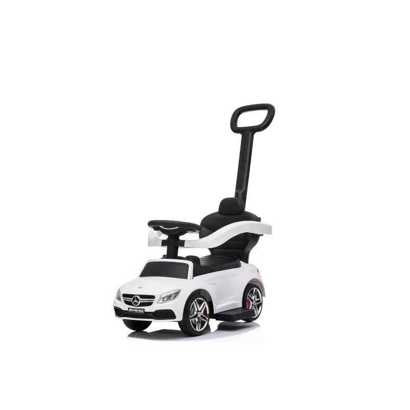 Best Ride on Cars 3-in-1 Mercedes Push Ride-On Car - White