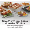 Easy Reach Toaster Oven Silver