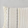 3pc Imani Cotton Printed Duvet Cover Set with Chenille - Full/Queen