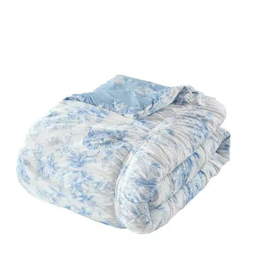 Toile Floral Comforter ONLY - Twin/Twin Extra Long