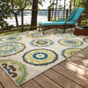 Cozumel Medallion Patio Rug - 6'7x9'6
