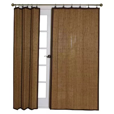 Light Filtering Rayon From Bamboo Window Curtain Panel