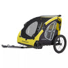 Prescott Bike Trailer - Yellow/Black