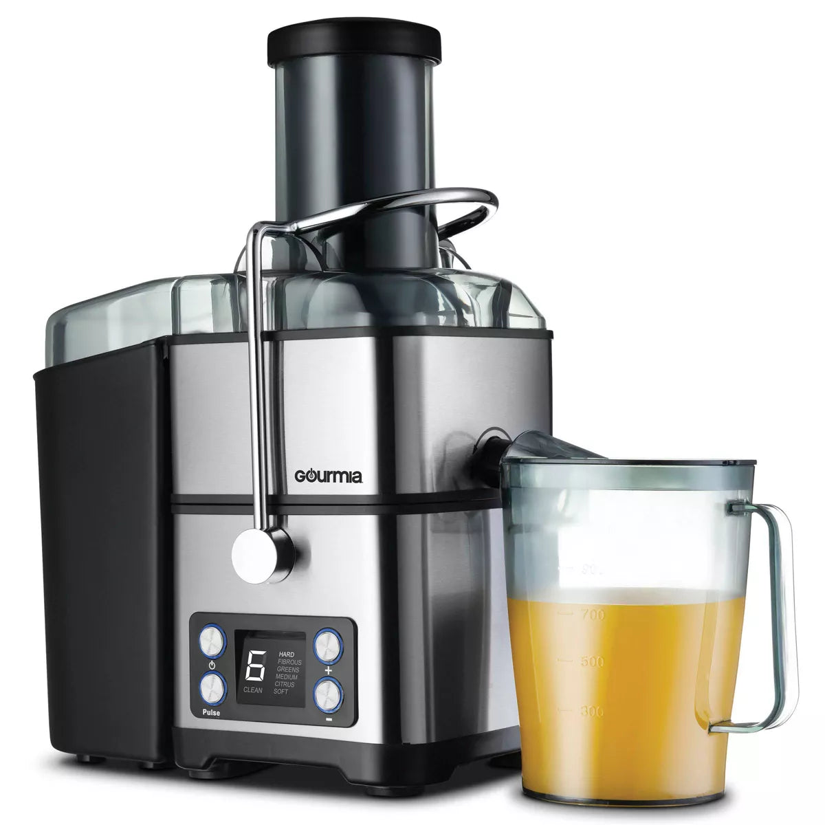 6 Speed Wide Mouth Juice Extraction with Self-Clean: Stainless Steel Juicer, Dishwasher-Safe Parts