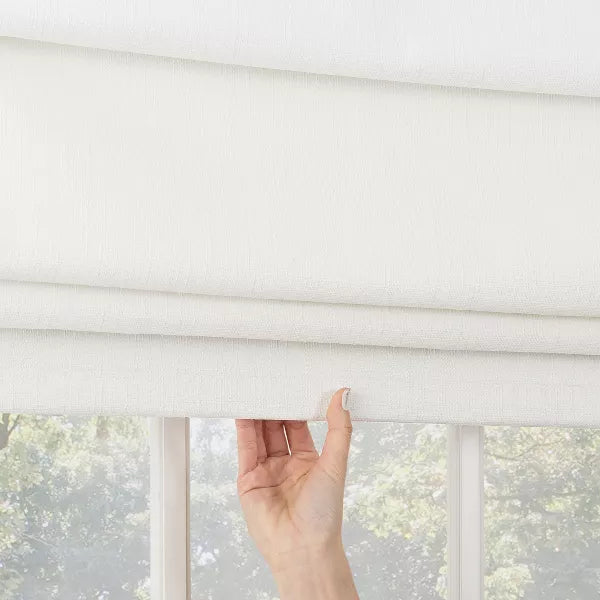 100% Blackout Somerton Textured Cordless Roman Window Shade