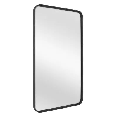 Rectangular Decorative Mirror with Rounded Corners