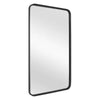 Rectangular Decorative Mirror with Rounded Corners