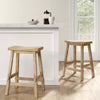 Halifax Farmhouse Wood Counter Height Barstool