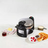 Flip Belgian Waffle Maker - Stainless Steel : Nonstick, 180° Rotating, Adjustable Browning, Drip Tray