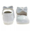 Baby Girls' Mary Jane Flats with Bow Detail: Non-Slip Sole Wedding Flower Girls' Shoes (Infants/Toddler Sizes)