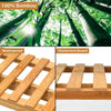 3 Tier Bamboo Hanging Folding Plant Shelf Stand Flower Pot Display Rack Bookcase