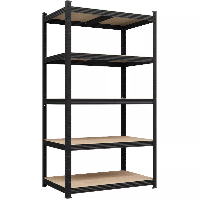 5-Tier Metal Storage Rack 5 Adjustable Shelves Boltless Shelving