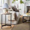 Villa Park Round Wooden End Table Brown