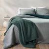 Chunky Knit Bed Blanket - Full/Queen