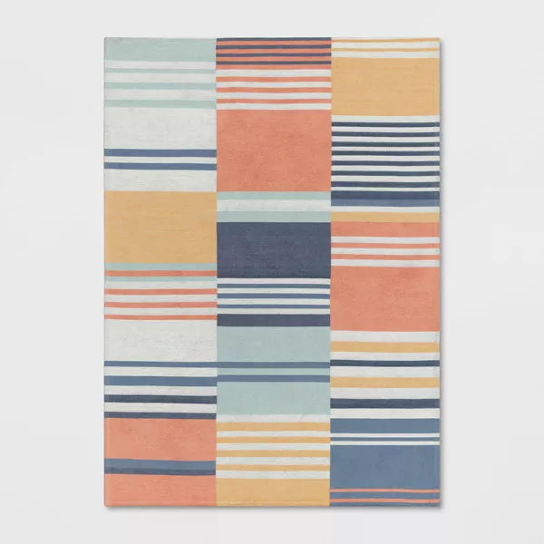 Broken Striped Kids' Rug