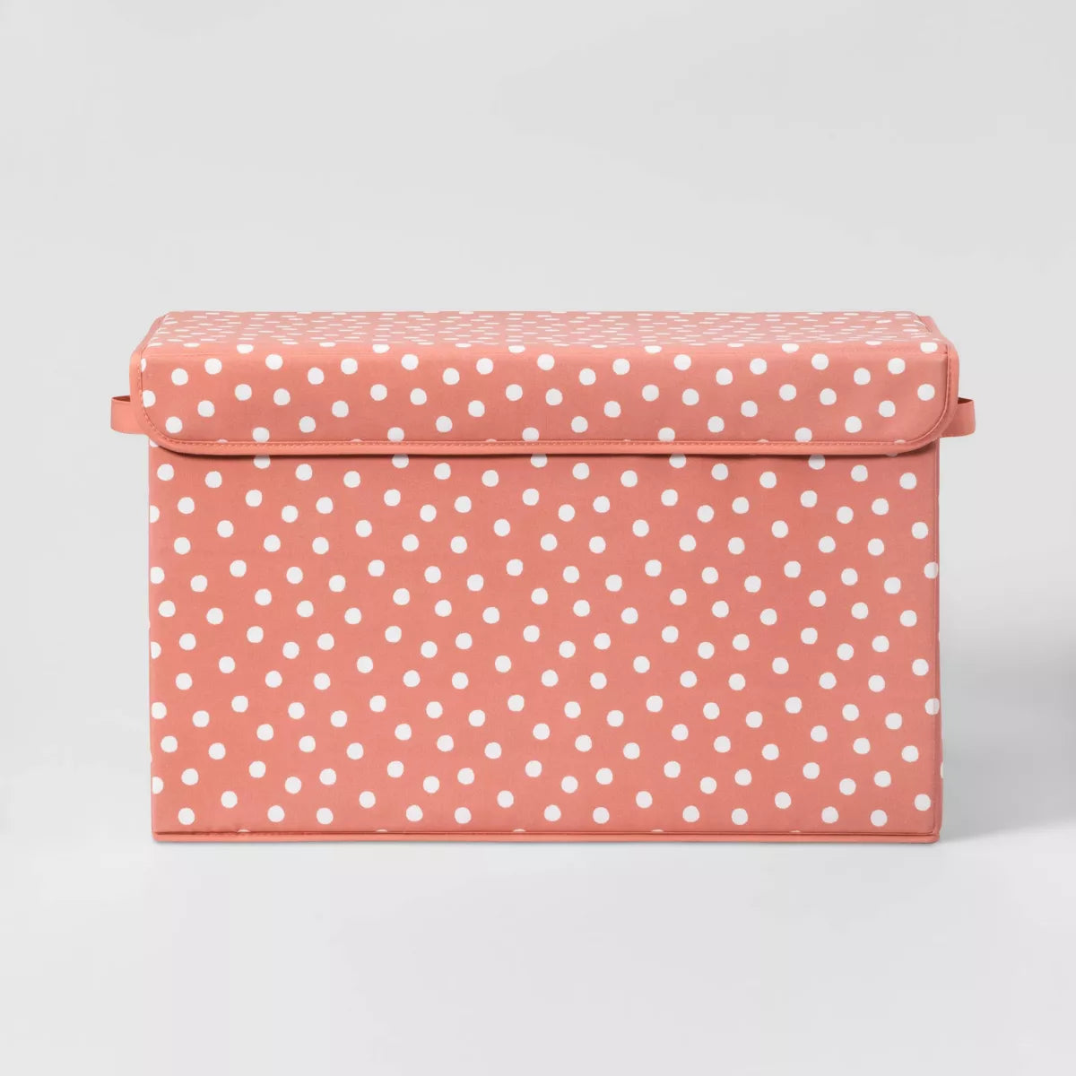 Large Rectangle Dot Kids' Storage Bin Rose Pink