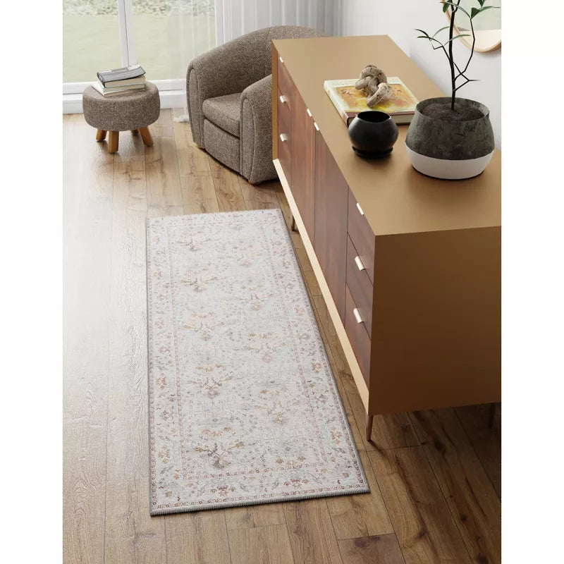 Timeless Dinah Floral Indoor Woven Area Rug, 5' runner