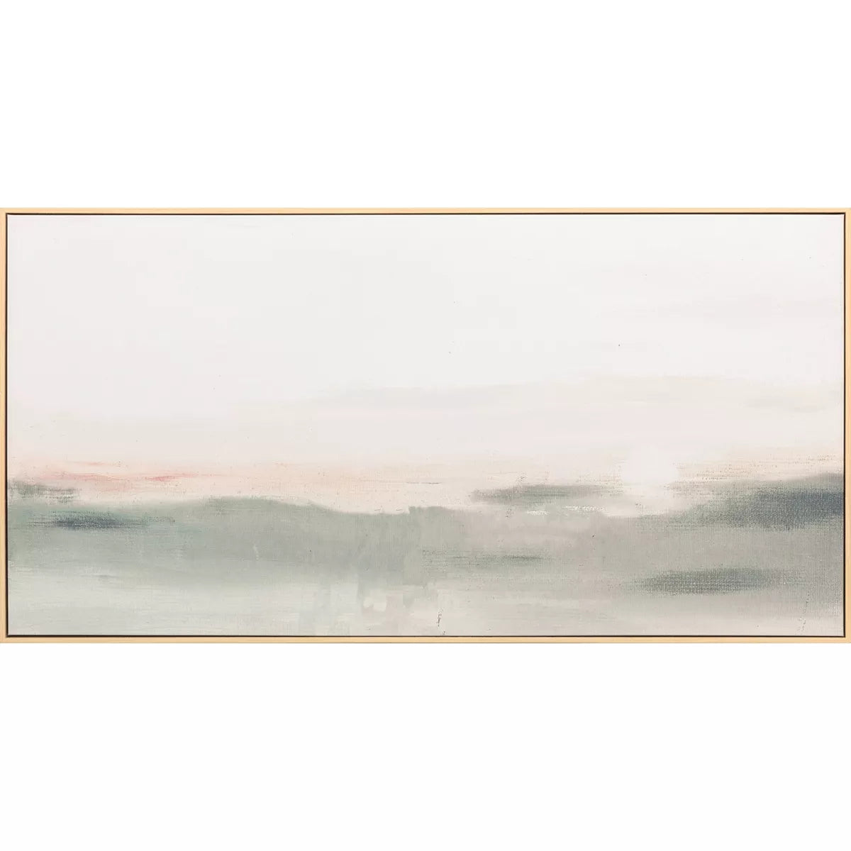 47" x 24" Haze Framed Wall Canvas - Threshold - SHOWROOM ITEM