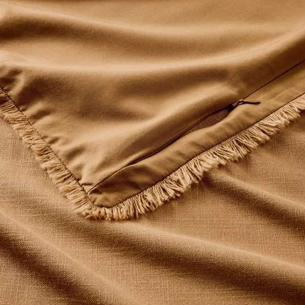 Heavyweight Linen Blend Comforter - Size King/California King