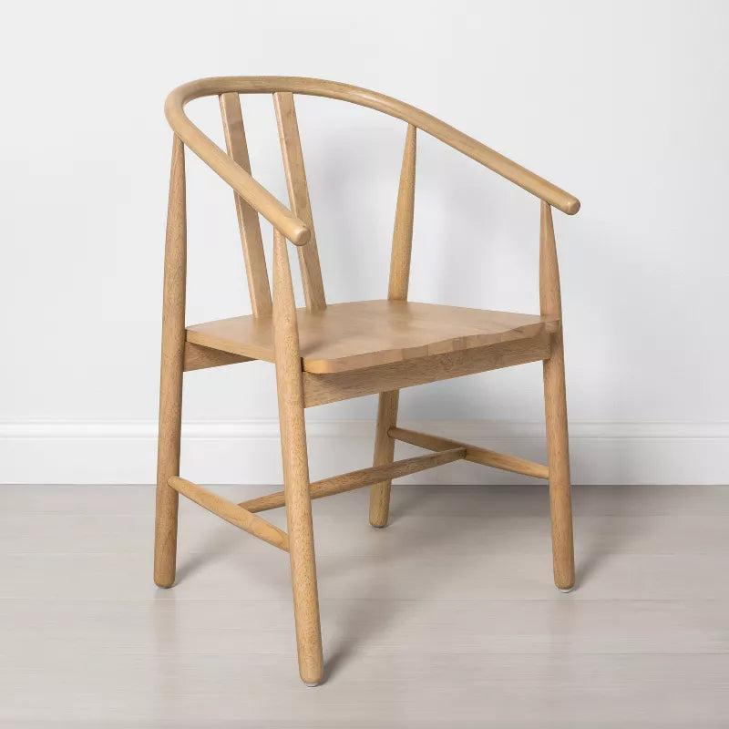 Sculpted Wood Dining Chair