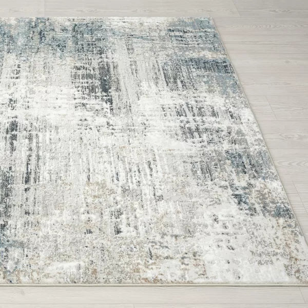 Modern Abstract Distressed Area Rug