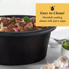 Cook & Carry Programmable Easy-Clean Slow Cooker Stainless Steel: 3 Settings, Dishwasher-Safe Parts