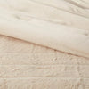 3pc Luxe Faux Fur Comforter and Sham Set, Full/Queen