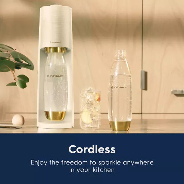 Terra Sparkling Water Maker with CO2 and Carbonating Bottle