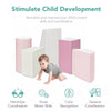 5-Piece Kids Climb & Crawl Soft Foam Block Playset Structures for Child Development