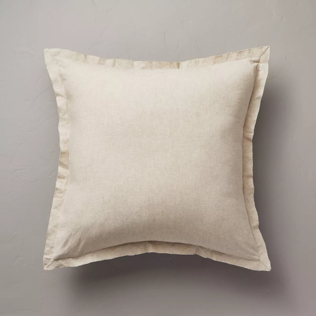 Linen Blend Euro Bed Pillow Set of 2