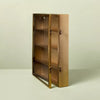 Large Metal Display Box Brass Finish