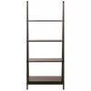 Avalon A Frame Shelf Espresso Brown -Modern 4-Tier Ladder Bookcase