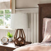 Large Wood Geo Assembled Table Lamp