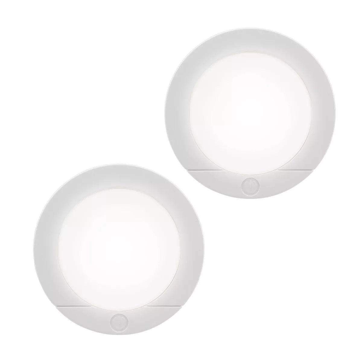 Energizer 2pk LED Battery Operated LED Puck Lights Indoor Touch Activated 20lm White - Final Cut