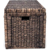 Rattan Wicker Trunk: Vintage Boho Storage Chest, No Assembly Required