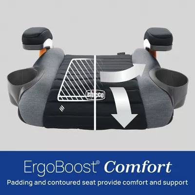 GoFit Cleartex Backless Booster Car Seat