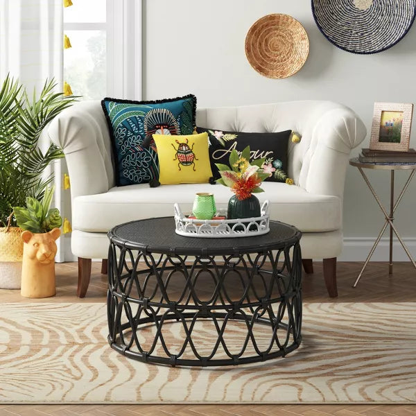 Zebra Stripe Woven Rug 5'x7'