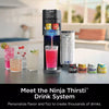 Ninja Thirsti Drink System Black WC1001: Stainless Steel & Plastic