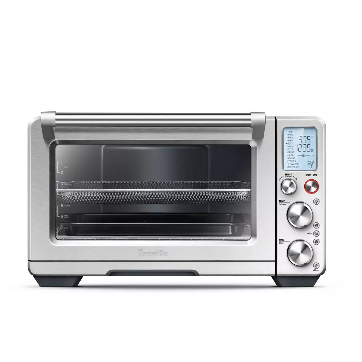 Smart Oven Air Fryer Pro Stainless Steel: Convection Toaster Oven