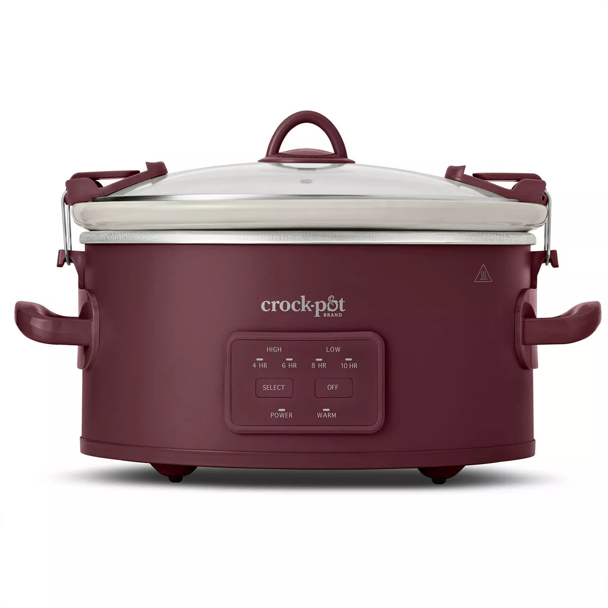 Cook & Carry Programmable Slow Cooker Ceramic Lambrusco Red