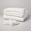 3pc Heather Stripe Comforter Bedding Set Twilight Taupe - Full/Queen