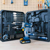 Cordless Project Kit: Lithium Battery, Power Drill Tool Set
