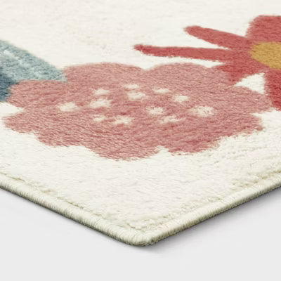 In the Garden Kids' Area Rug Pink - 5'x7'
