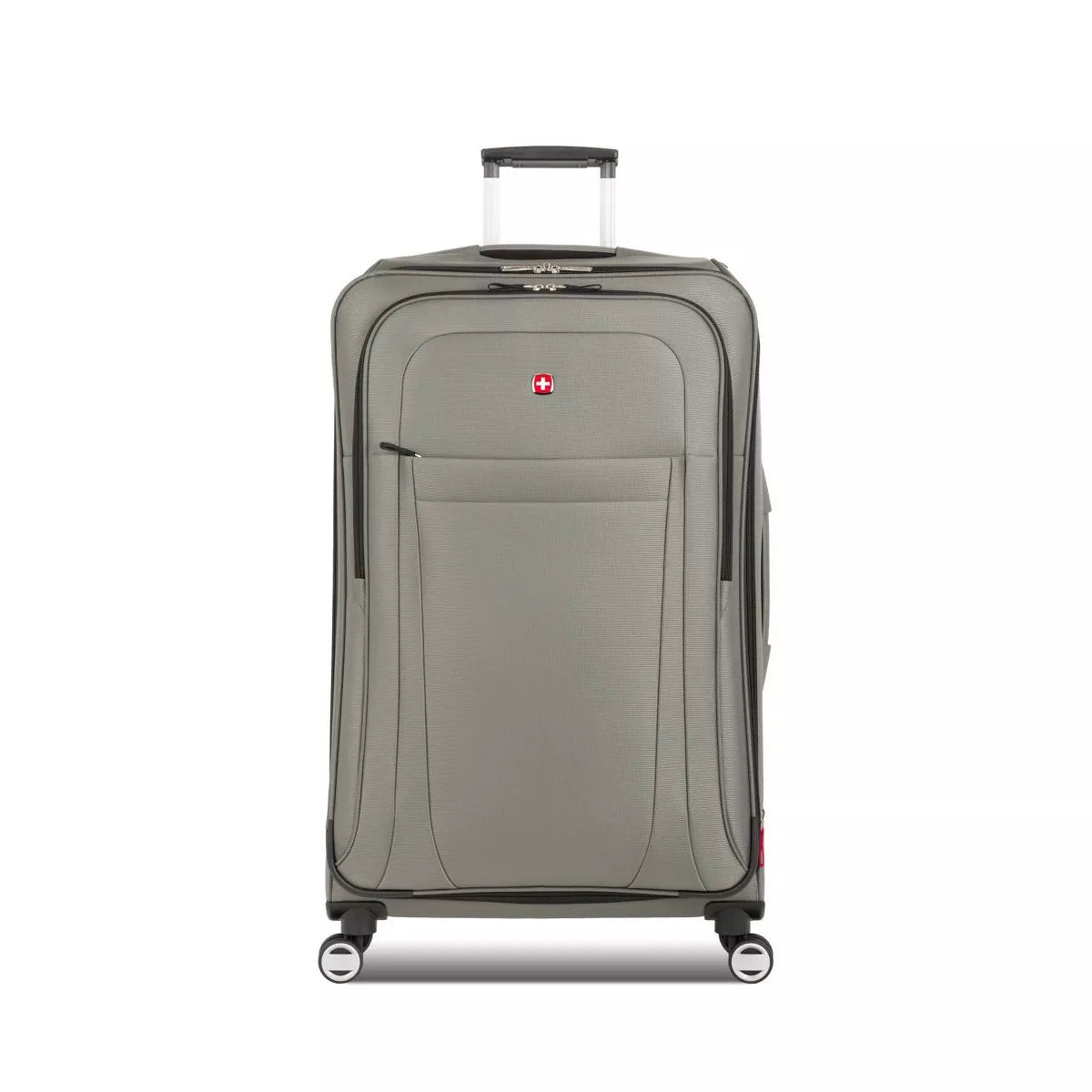 Zurich Softside Large Checked Spinner Suitcase - Iron Gray