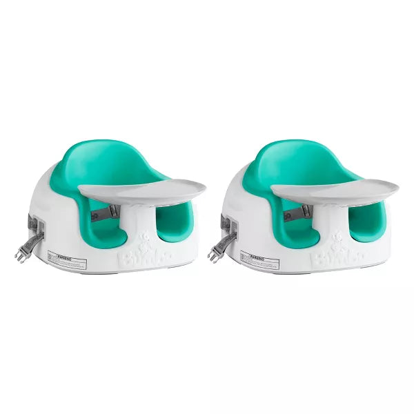 Baby Toddler Adjustable 3in1 Multi Seat High Chair & Booster Seat w/ Removable Tray & Buckle Strap for Toddlers 1 to 3 (1-Piece)