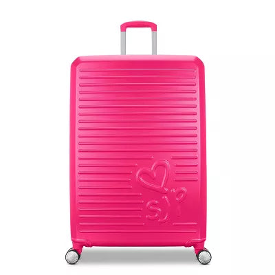 Signature Hardside Expandable Large Checked Spinner Suitcase