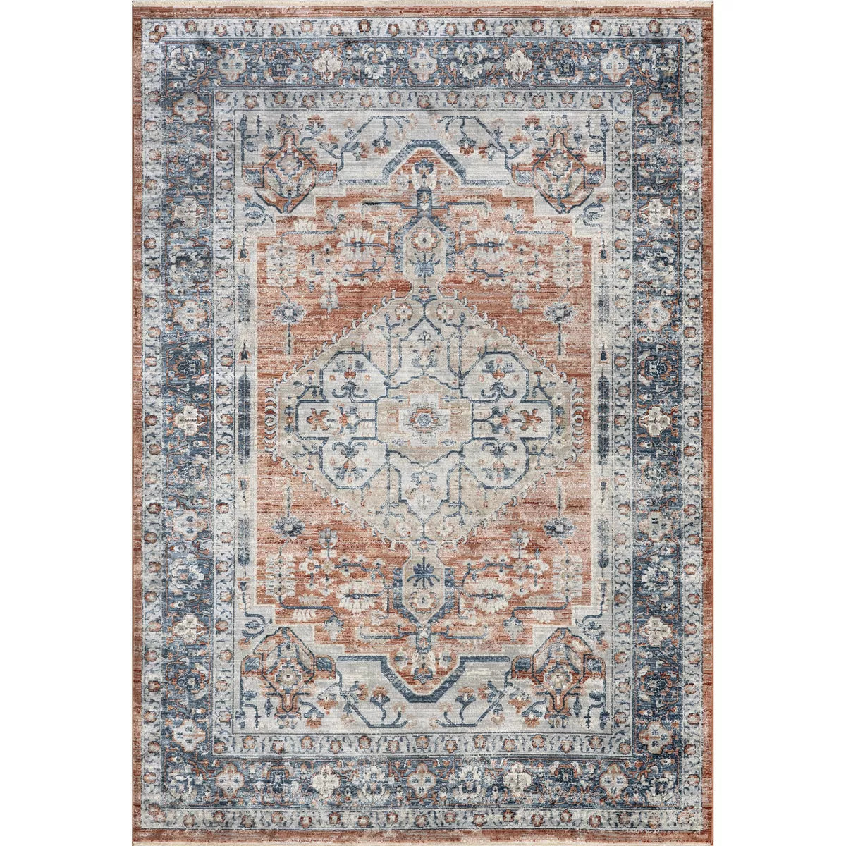 Zara Vintage Medallion Area Rug