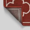 Thornhill Geometric Outdoor Rug Red/Ivory 3'3